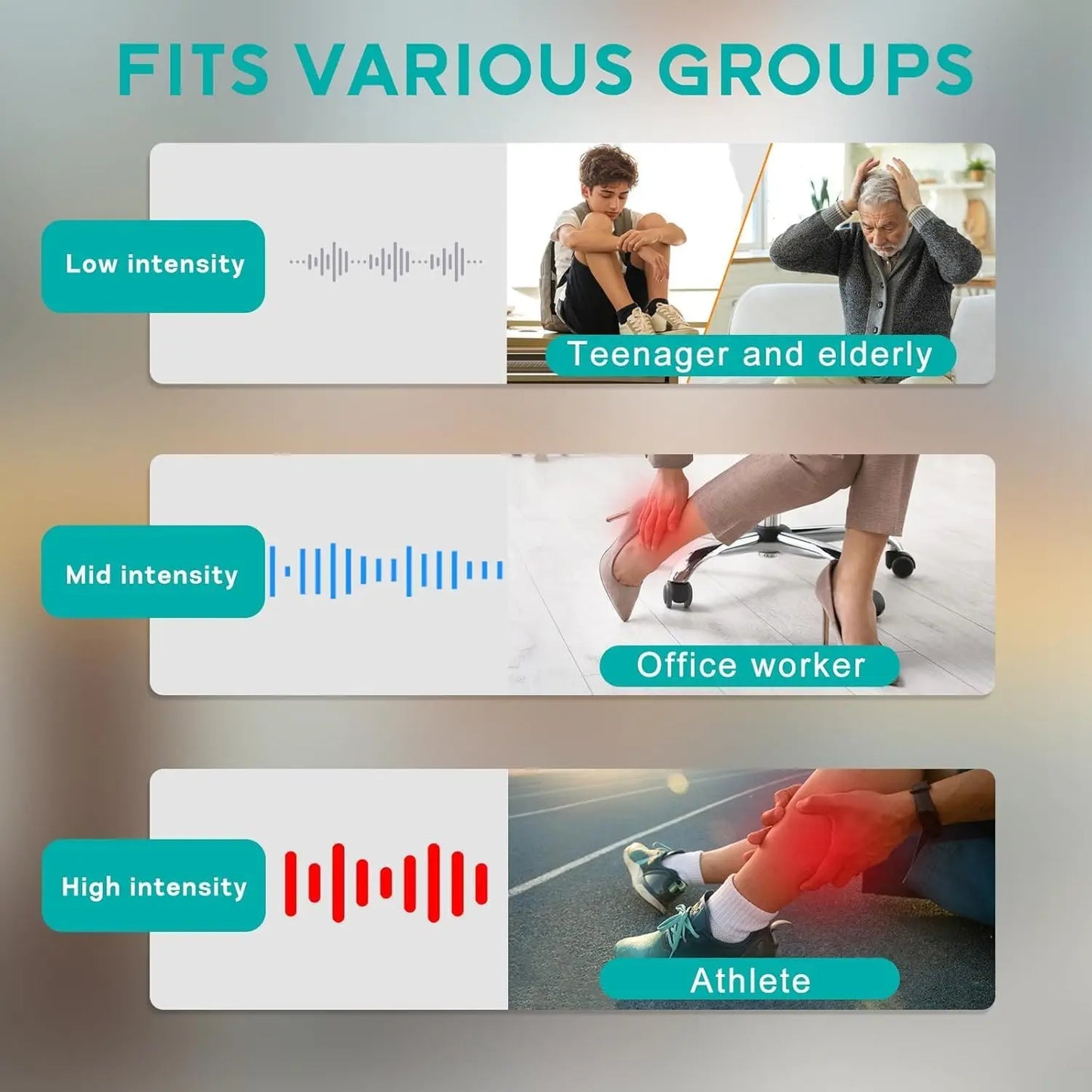 Masgre Electric Foot Massager Machine with Heat Shiatsu Kneading Feet Calf Massagers for Relaxation Plantar Fasciitis Remoted