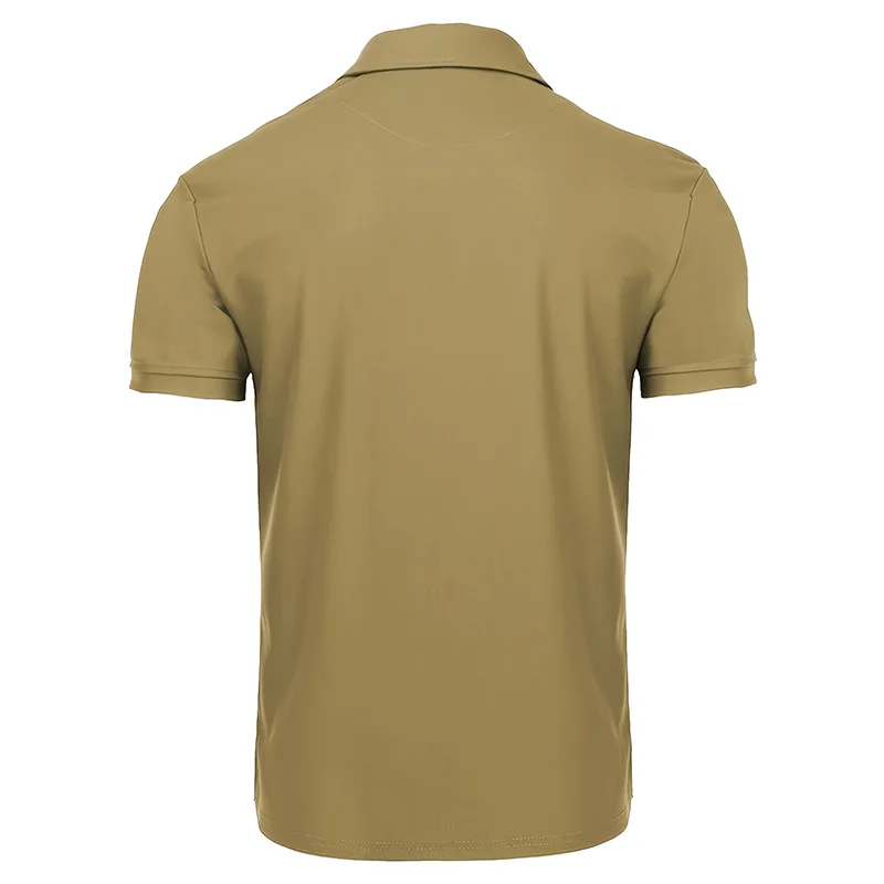 Men's Summer Polo Shirt Short Sleeve Moisture Wicking Golf Running Sports Short Sleeve Collared Shirt Tennis T-Shirt Top