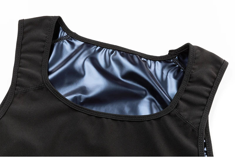 Men Body Shaper Waist Trainer Sweat Vest Compression Shirt Weight Loss Slimming Shapewear Workout Tank Tops Fitness