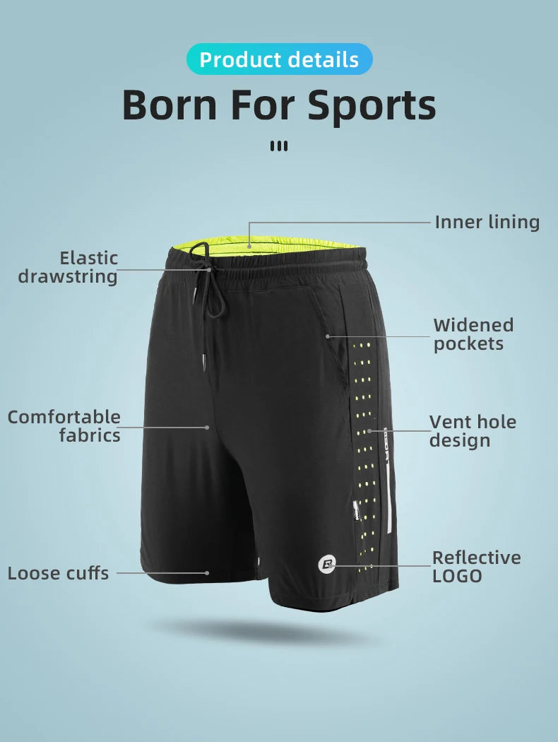 ROCKBROS Bicycle Shorts Men Women MTB Road Cycling Underwear Running Sports Underpants Shorts Summer Bike Shorts Clothes