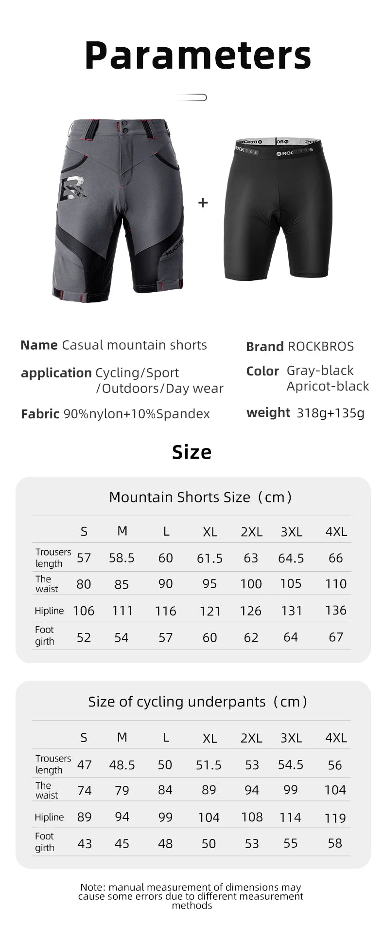ROCKBROS Bicycle Shorts Men Women MTB Road Cycling Underwear Running Sports Underpants Shorts Summer Bike Shorts Clothes