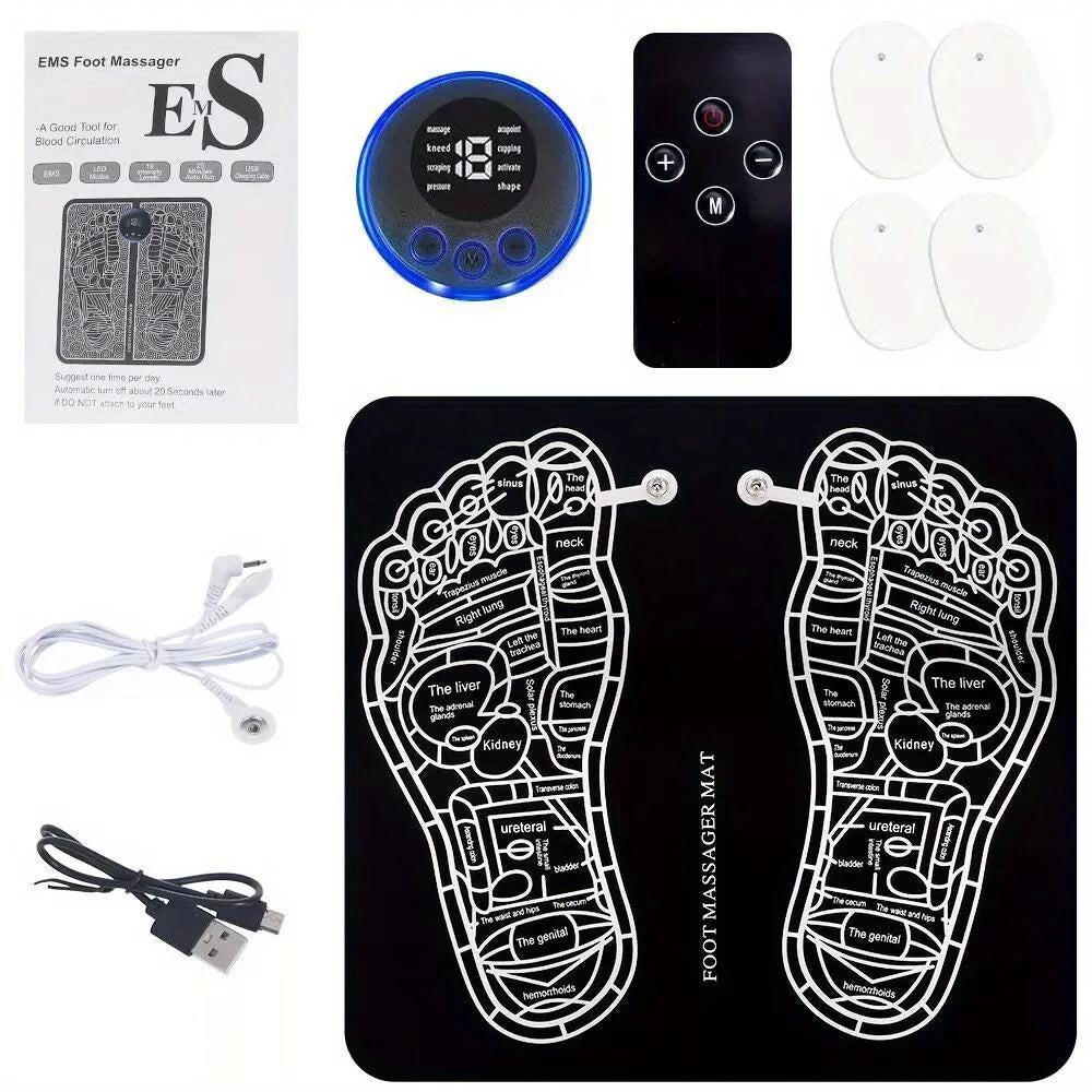 Get Relief with This Electric EMS Foot and Leg Massager for Deep Reshaping and Pain Relax