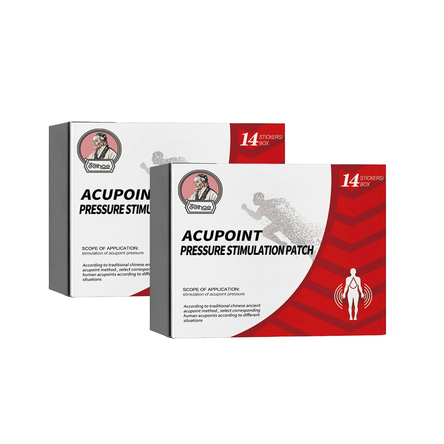 EELHOE Plantar Acupoint Patches Stimulation Stickers Natural Ingredients Relieve Discomfort Rapid Penetration Body Care