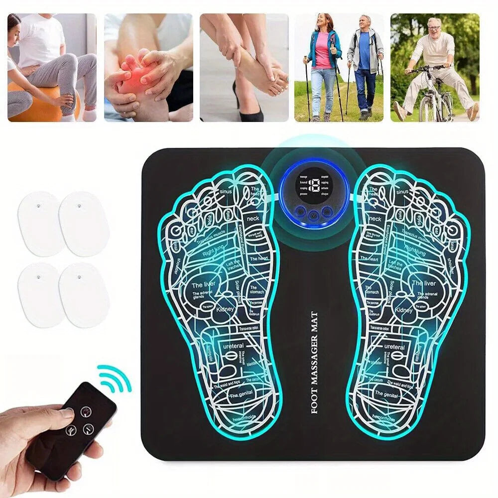 Get Relief with This Electric EMS Foot and Leg Massager for Deep Reshaping and Pain Relax