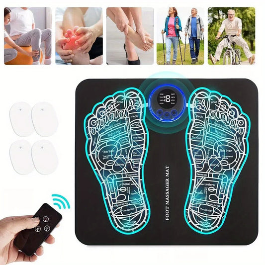 Get Relief with This Electric EMS Foot and Leg Massager for Deep Reshaping and Pain Relax