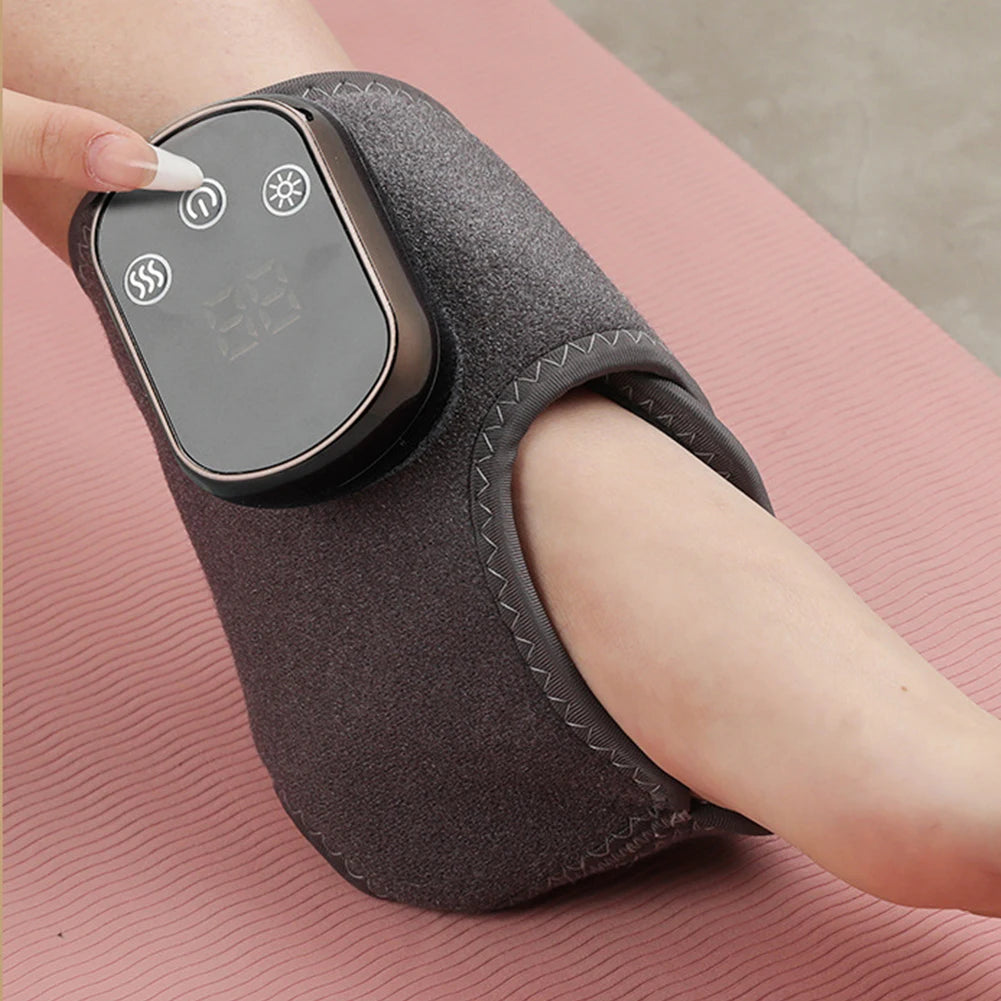 Cordless Heated Ankle Wrap Foot Massager with 3 Vibration Mode 5 Heat Level Foot Revive Massager