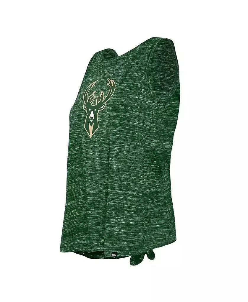 New Era | Women's Hunter Green Milwaukee Bucks Space Dye Active Tank Top