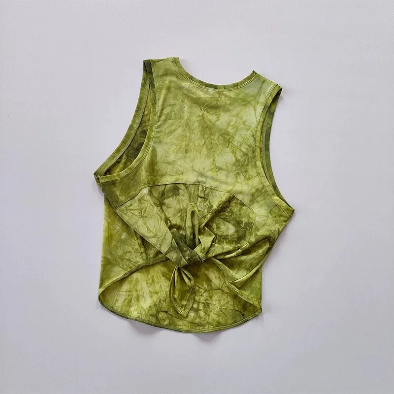 Sports Vest Women's Quick Dry Loose Running Gym Top Sleeveless Beautiful Back Wear Mesh T-Shirt Smock Yoga Wear